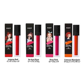 Fascy Attention Velvet Tint ลิปทิ้นเนื้อนุ่ม เกลี่ยง่าย 4.7 กรัม