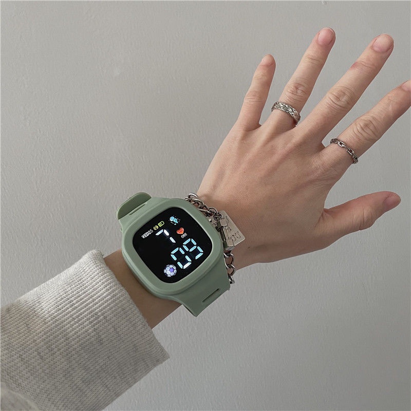 ภาพหน้าปกสินค้านาฬิกาข้อมืออิเล็กทรอนิกส์ ลายยูนิคอร์น ดูดี สําหรับนักเรียนหญิง 2022 จากร้าน njcode.th บน Shopee