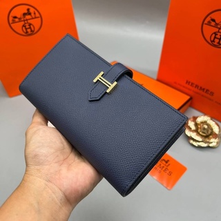 Hermes wallet Grade Vip Size 19 cm  อปก.Fullboxset