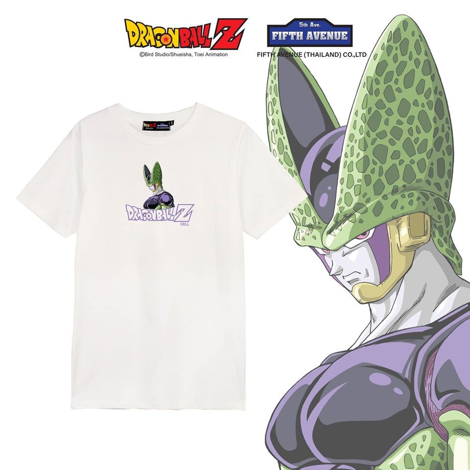 เสื้อยืดดราก้อนบอลของแท้-cell-dragonballz-พร้อมส่ง