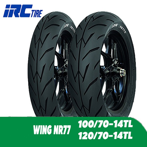 ยางมอเตอร์ไซค์-pcx-2018ขึ้นไป-ขนาด-100-70-14-amp-120-70-14-irc-wing-nr77