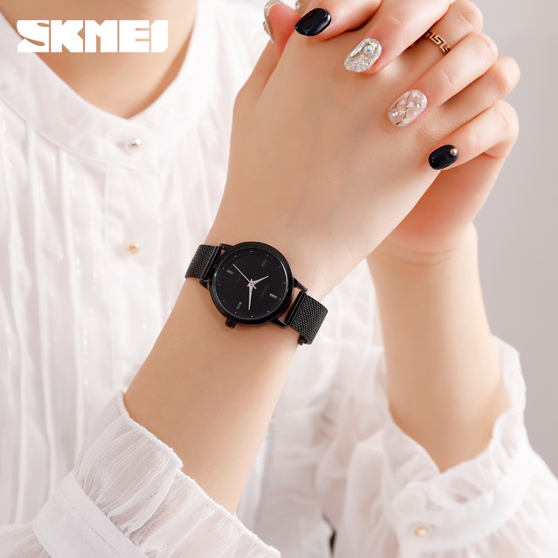 ภาพสินค้าSKMEI นาฬิกาข้อมือควอตซ์ สายสเตนเลส แฟชั่นสำหรับผู้หญิง จากร้าน skimei.th บน Shopee ภาพที่ 4