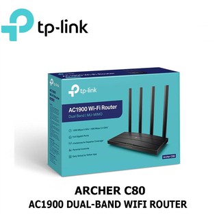 ภาพหน้าปกสินค้าTP-LINK (Archer C80) Router Wireless AC1900 Dual Band Gigabit ซึ่งคุณอาจชอบราคาและรีวิวของสินค้านี้