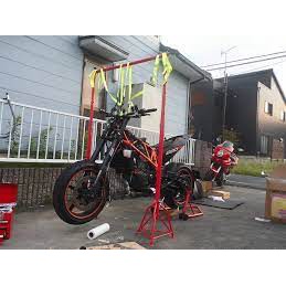 สแตนด์แขวนโครงมอเตอร์ไซค์-motor-cycle-frame-hanger-stand-โครงแขวน-หิ้วมอเตอร์ไซค์