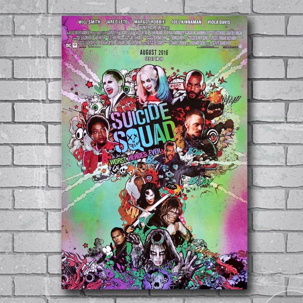 โปสเตอร์-หนัง-movie-suicide-squad-ทีมพลีชีพ-มหาวายร้าย-โปสเตอร์ติดผนัง-โปสเตอร์สวยๆ-ภาพติดผนัง-poster-ส่งemsด่วนให้ค่ะ