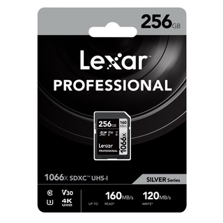 ภาพหน้าปกสินค้าLexar 256GB SDXC Professional 1066x (160MB/s) ที่เกี่ยวข้อง