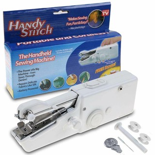 จักรเย็บผ้าไฟฟ้า จักรเย็บผ้าขนาดเล็ก พกพาสะดวก รุ่น Handy Stitch Mini Sewing Machine-9Jul-J1