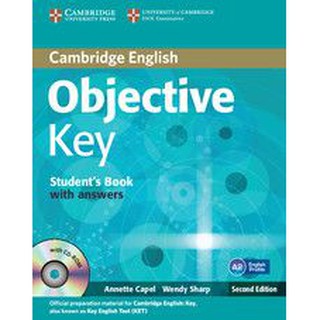 DKTODAY หนังสือOBJECTIVE KEY:SB WITH ANS WITH CD-ROM(2ED)