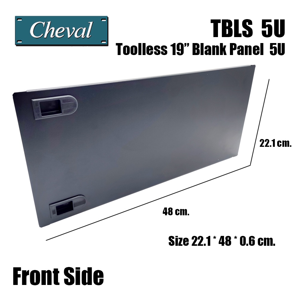 CHEVAL Tool Less Filler Panel 5U แผ่นปิดช่องว่างระหว่าง U ของตู้ Rack ...