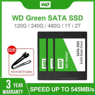 ภาพหน้าปกสินค้าพร้อมส่ง WD GREEN SSD (เอสเอสดี) 120GB 240GB 480GB SATA III 2.5” เหมาะสำหรับโน๊ตบุ๊คและเดสก์ท็อป ที่เกี่ยวข้อง