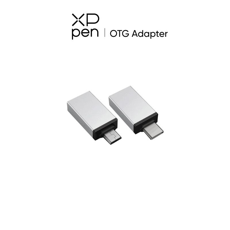 ภาพหน้าปกสินค้าXPPen OTG Adapter หัวต่อ OTG 2 ชิ้น (Type-C และ Micro-USB)
