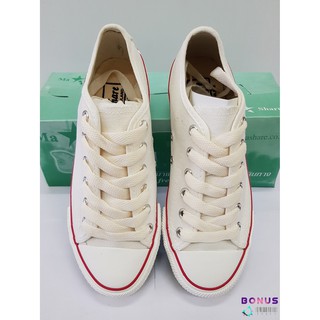 รองเท้าผ้าใบทรง converse สีครีม ไซส์37-44