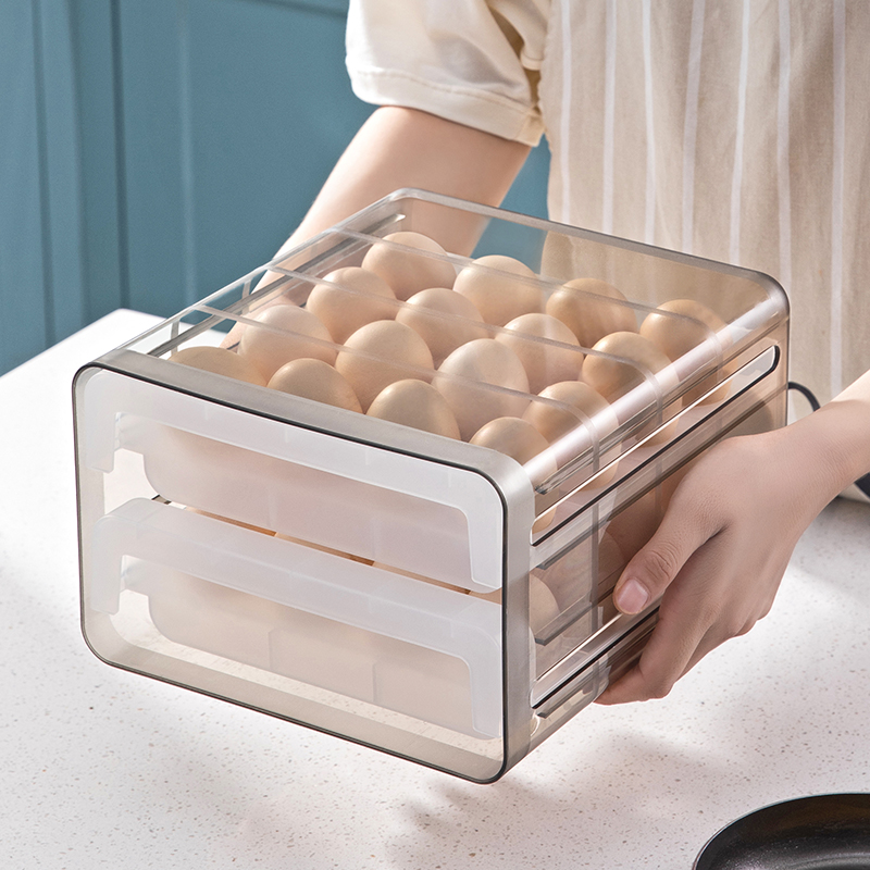 ibuydecor-กล่องเก็บไข่-กล่องเก็บไข่ในตู้เย็น-ของอยู่ในไทย-ลิ้นชักเก็บไข่ไก่-กล่องเก็บไข่ไก่-กล่องลิ้นชักเก็บไข่