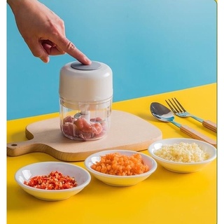 เครื่องปั่นสับไฟฟ้าแบบพกพา rc minced garlic machine