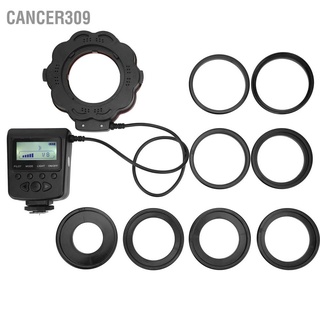 Cancer309 Camera Lens LED Lamp Ring Flash Light with 40.5/52/55/58/62/67/72/77mm Adapter