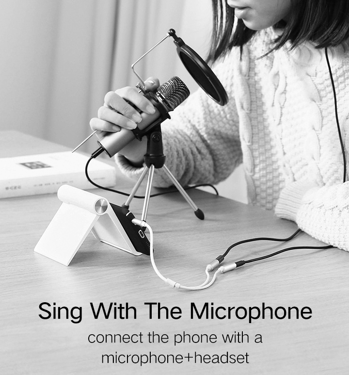 ภาพอธิบายเพิ่มเติมของ UGREEN อะแดปเตอร์เชื่อมต่อหูฟัง และไมโครโฟน สำหรับมือถือ และไอแพด ขนาด 3.5 มม.