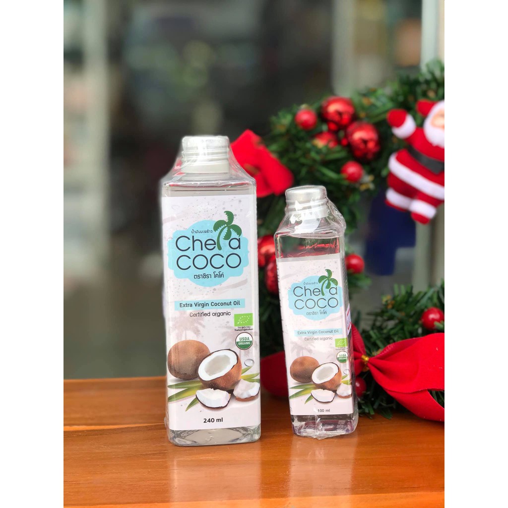 ภาพสินค้าน้ำมันมะพร้าว สกัดเย็น Chera coco extra virgin coconut oil น้ำมันมะพร้าว ตราชีรา โคโค่ จากร้าน bjpharma บน Shopee ภาพที่ 4