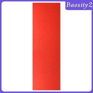 (Baosity2) เทปกระดาษทราย สําหรับสเก็ตบอร์ด สีดำ แดง เขียว น้ำเงิน ขนาด 84X23 ซม.