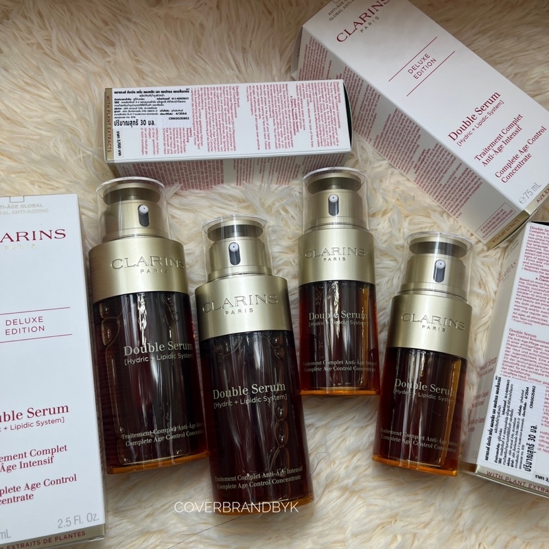 แท้-ฉลากไทยทั้งร้าน-clarins-double-serum-ขนาด-30-75-มล