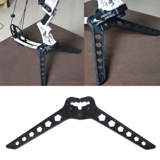 Compound Bow Stand Holder ยิงธนู Recurve Bow Bracket Kick Rack Support พับ Drop Ship