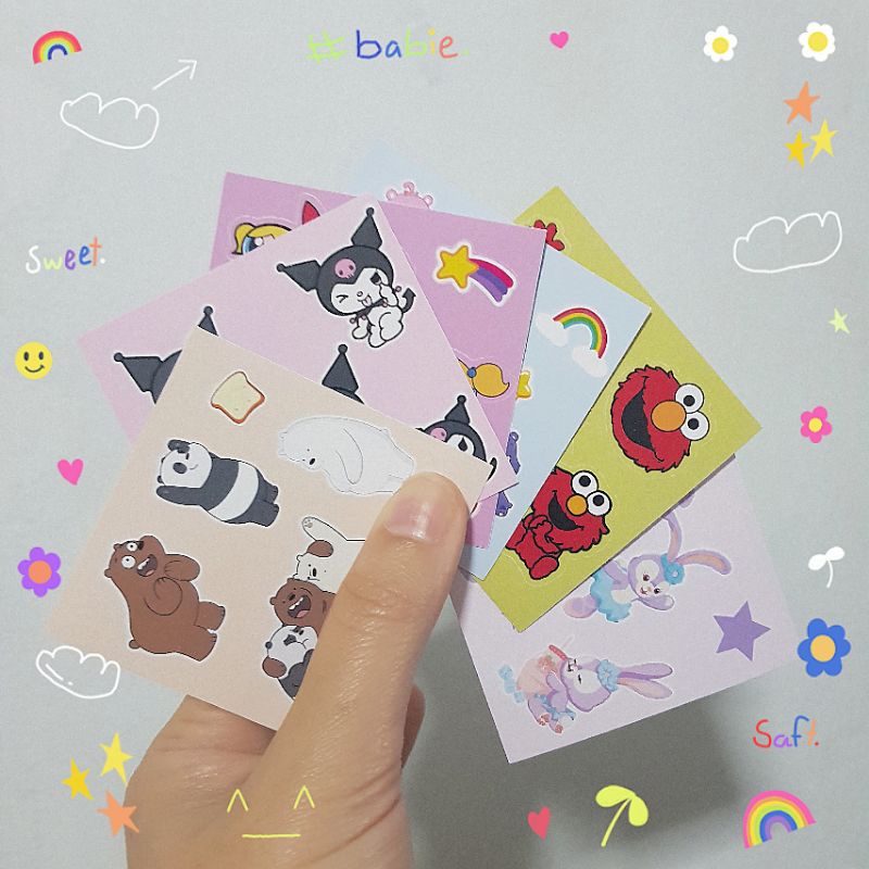 mini-stickers-ไดคัทแล้ว-5บาททททททท