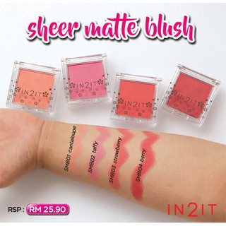 IN2IT SHEER MATTE BLUSH อินทูอิท เชียร์แมตท์ บลัช 4 g.