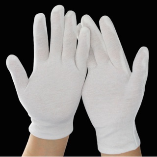 สินค้า ถุงมือผ้าทีซี ถุงมือจราจร ถุงมือผ้าอเนกประสงค์ (ปล่อยข้อ) 1แพค = 12คู่ ‼️