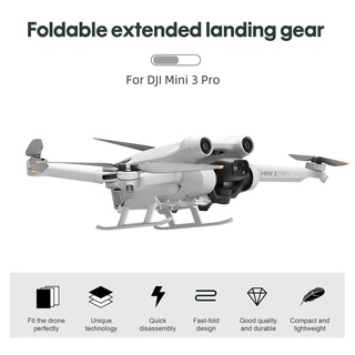 อุปกรณ์เสริมเกียร์ลงจอด แบบพับได้ สําหรับ DJI Mini 3 Pro