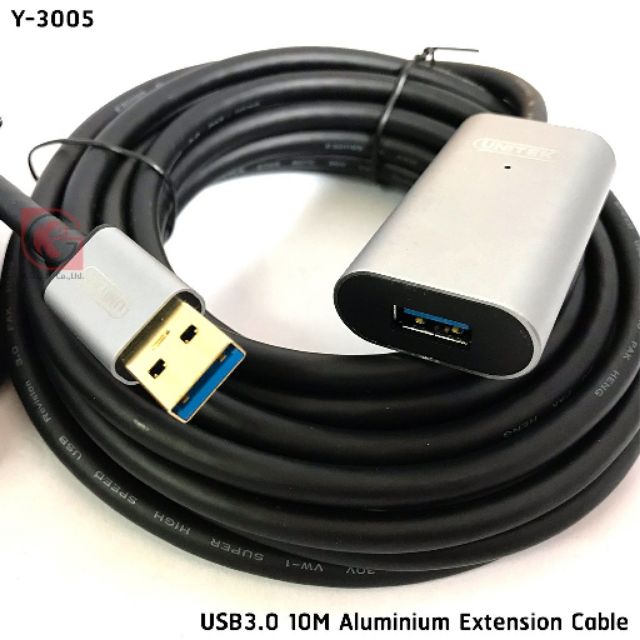 unitek-cable-usb3-0-extension-10m-สาย-usb-ต่อให้ยาว-เพิ่มกำลังไฟเลี้ยง