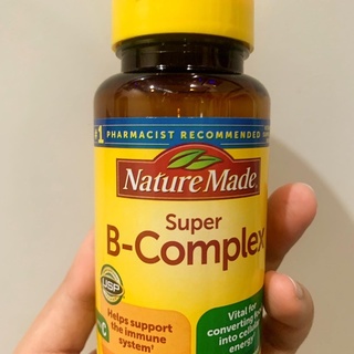 ภาพขนาดย่อของภาพหน้าปกสินค้าพร้อมส่ง  Nature Made, Super B Complex, วิตามินบีรวม บีรวม บีคอมเพล็กซ์, Vitamin B Complex, 60เม็ด +วิตามินซี บำรุงสมอง จากร้าน the.indoorlist บน Shopee ภาพที่ 2