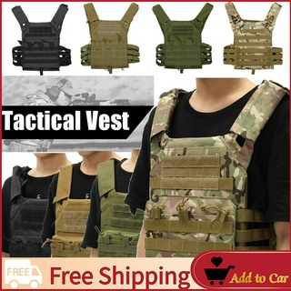 Tactical Lightweight MOLLE Tactical Armor Plate Carrier JPC Vest w/ Mag Pouches