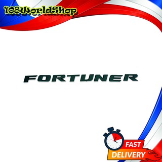 โลโก้ Logo FORTUNER สี Black Fortuner Toyota 4 ประตู ปี2016 - 2018