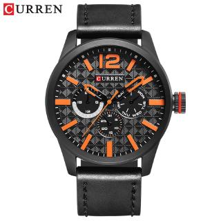 New Luxury Brand CURREN Analog Sports Watch Leather Strap Quartz Men Wristwatch Masculino Horloges Mannens Saat