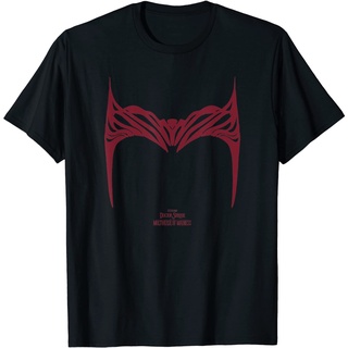 เสื้อยืดโอเวอร์ไซส์เสื้อยืด พิมพ์ลายโลโก้ Marvel Doctor Strange 2 Scarlet Witch Crown สําหรับผู้ใหญ่S-3XL