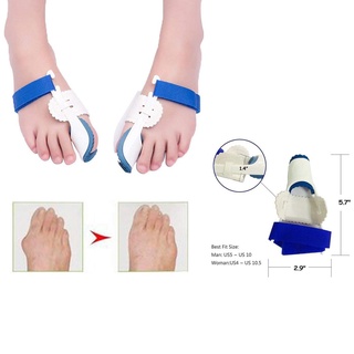 ภาพขนาดย่อของภาพหน้าปกสินค้าBunion Corrector and Bunion Relief Kit - Cure Pain in Big Toe Joint,Tailors Bunion, Hallux Valgus,Hammer Toe, Toe Separators Spacers Straighteners Splint Aid Surgery Treatment จากร้าน dizhong2.th บน Shopee