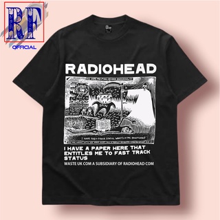 เสื้อยืด พิมพ์ลาย Radiohead BAND I Have A Paper