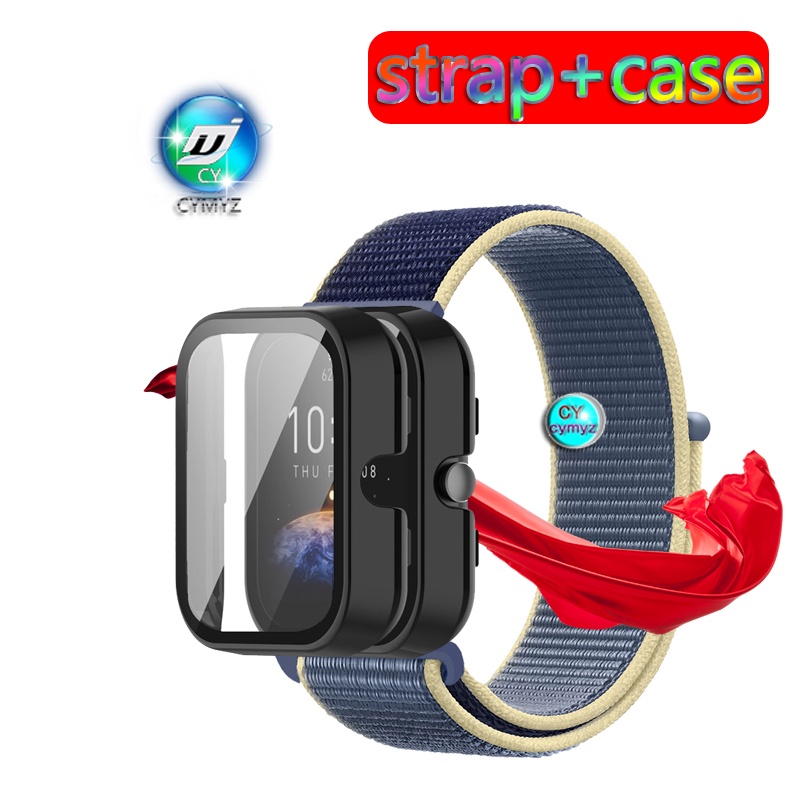 สาย-amazfit-bip-3-pro-สาย-สายรัด-สายไนลอน-สายสำรองกีฬา-เคส-amazfit-bip-3-pro-เคส-เคสป้องกัน-ฟิล์ม-amazfit-bip-3-pro-ฟิล์ม-ฟิล์มกระจกนิรภัย-hd