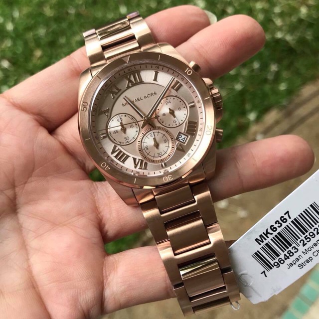 MICHAEL KORS Brecken Chronograph Ladies Watch MK6367 Shopee Thailand