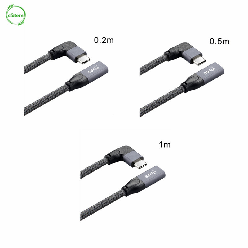 CF 100W PD 5A Curved USB3.1 Type-C Extension Cable 4K @60Hz 10Gbps USB ...