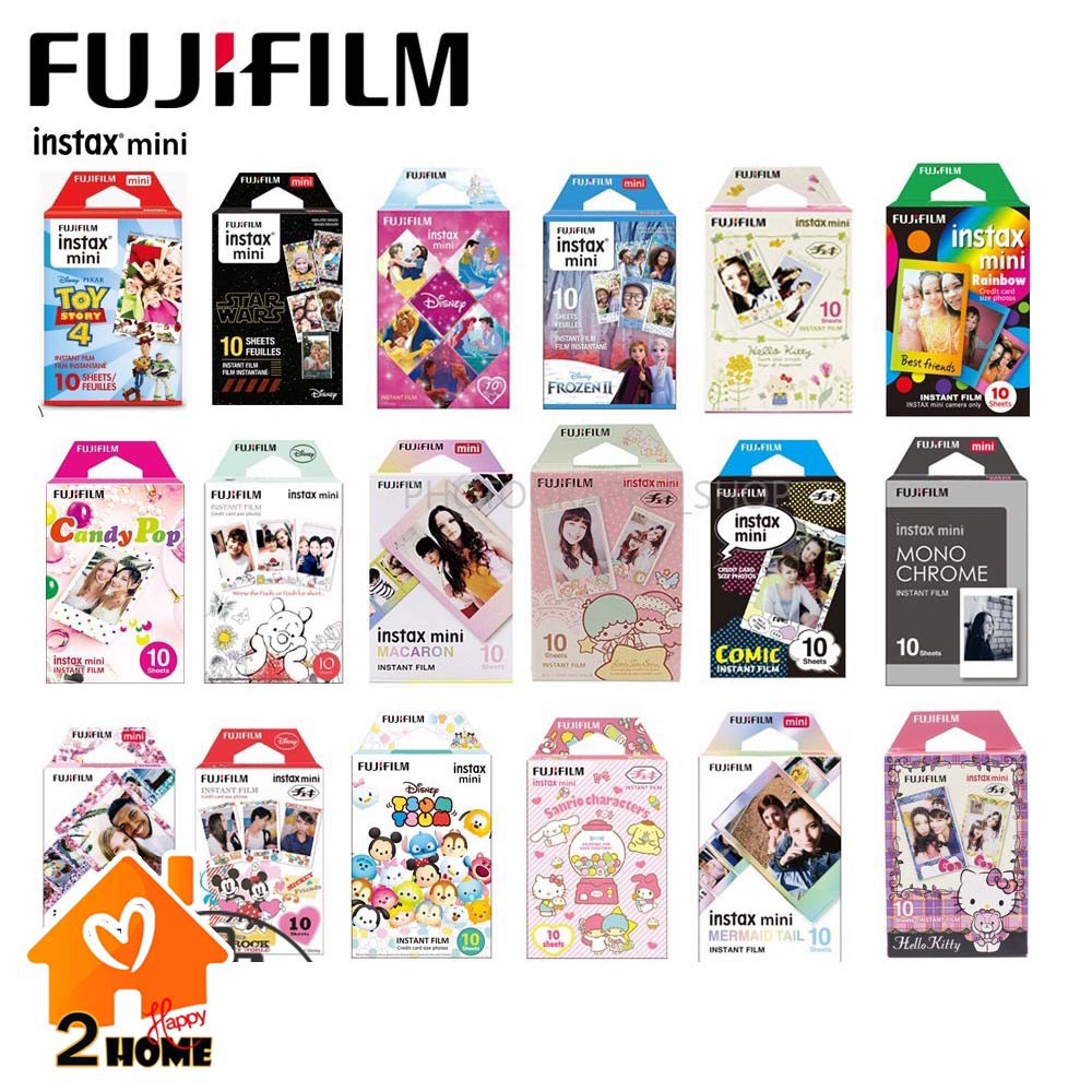 ภาพหน้าปกสินค้าฟิล์ม Fujifilm Film instax mini ฟิล์มคละลายการ์ตูน ฟิล์มโพราลอยด์ จากร้าน happytohome001 บน Shopee