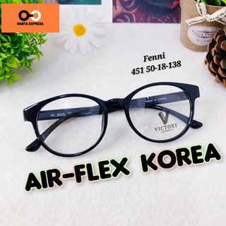 ภาพขนาดย่อของสินค้าแว่นตา Air Flex KOREA 451 พร้อมเลนส์ แว่นสายตา ยืดหยุ่น แว่นเปลี่ยนสี ตัดแว่น แว่นกรองแสง แว่นกรองแสงสีฟ้า แว่นสั่งตัด