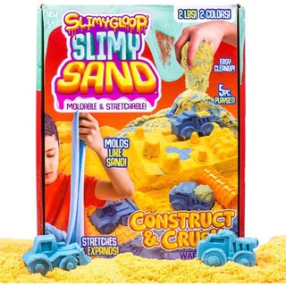 ทรายมหัศจรรย์ Slimygloop Slimy Sand Construct & Crust