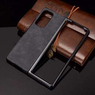 Samsung Galaxy Z Fold2 5G  Fashion Shockproof Leather Luxury Phone Cover For Samsung Galaxy Z Fold 2 Back Case