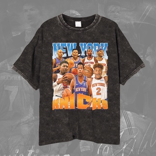 เสื้อยืด พิมพ์ลาย Nba Players Of New York Knicks แฟชั่นสําหรับชาย และหญิงS-5XL