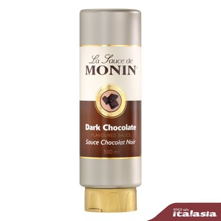 สินค้า MONIN Dark Chocolate Sauce (Squeeze bottle) 500 ML | โมนิน ดาร์กช็อกโกแลตซอส 500 มล