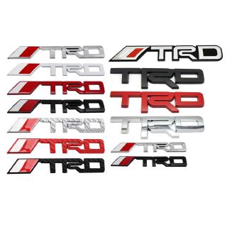 สติกเกอร์โลโก้ TRD โลโก้สำหรับ Toyota Yaris Avensis Auris Hilux Reiz Crown