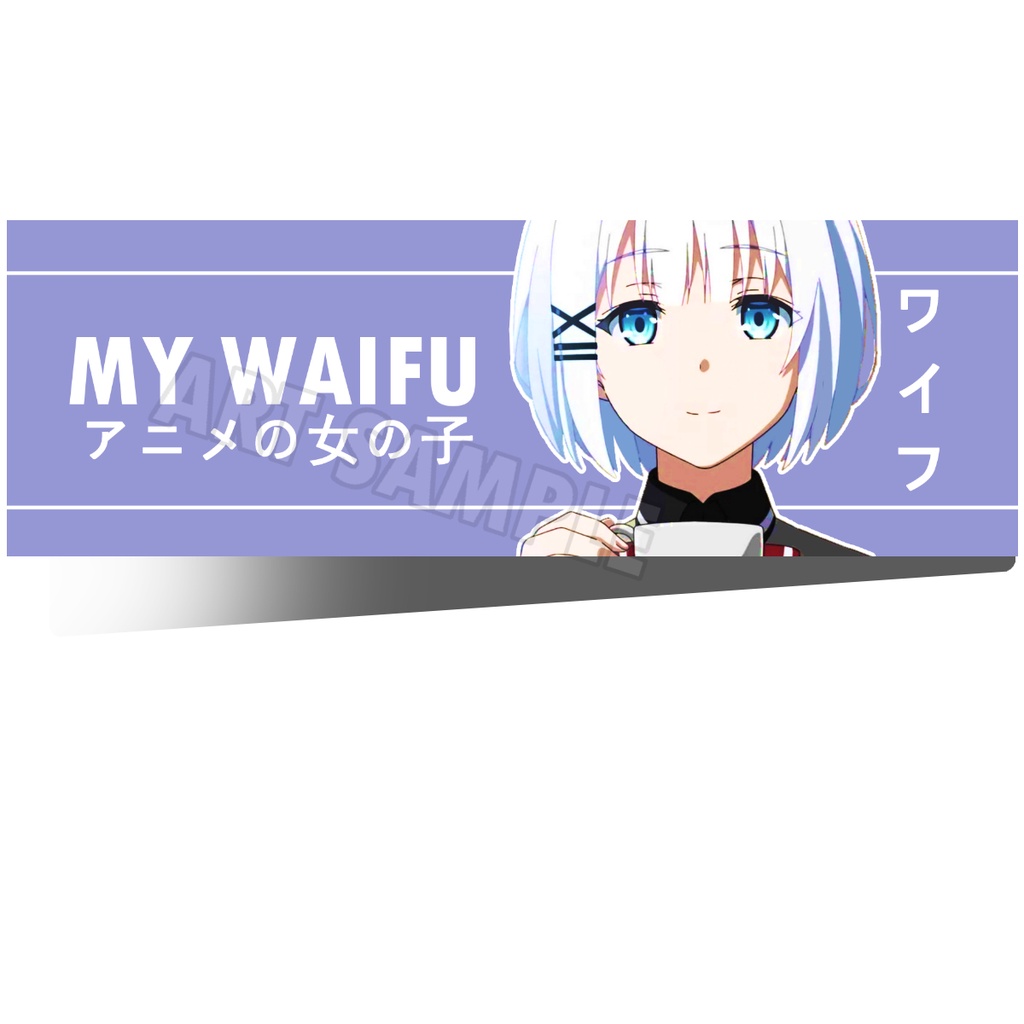 Siesta นักสืบตายแล้ว Sticker Bumper Sticker 2 PCS Siesta,Tantei wa Mou ...