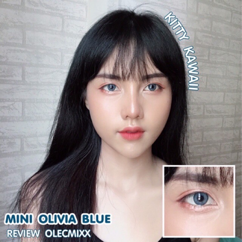 olivia-blue-มินิเลนส์สีฟ้าขนาดพอดีตา-เลนส์แบรนด์ดัง