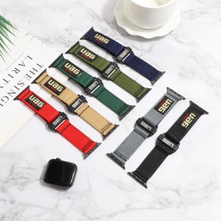 ภาพขนาดย่อสินค้าสายนาฬิกาข้อมือไนล่อน สําหรับ iwatch band 7 41 45 มม. iwatch Series 6 5 4 3 2 38 42 44 มม. 40 มม. SE UAG Sport Strap Watch band