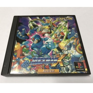 แผ่นเกมส์​แท้​ PS1~ROCKMAN​ X3 (JP)​